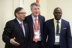 15 October 2019 MP Prof. Dr Zarko Obradovic with the representatives of the Pan-African Parliament Bouras Djamel and Kone Aboubacar Sidiki